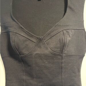 Aqua Black Women's Tank Top Size Small